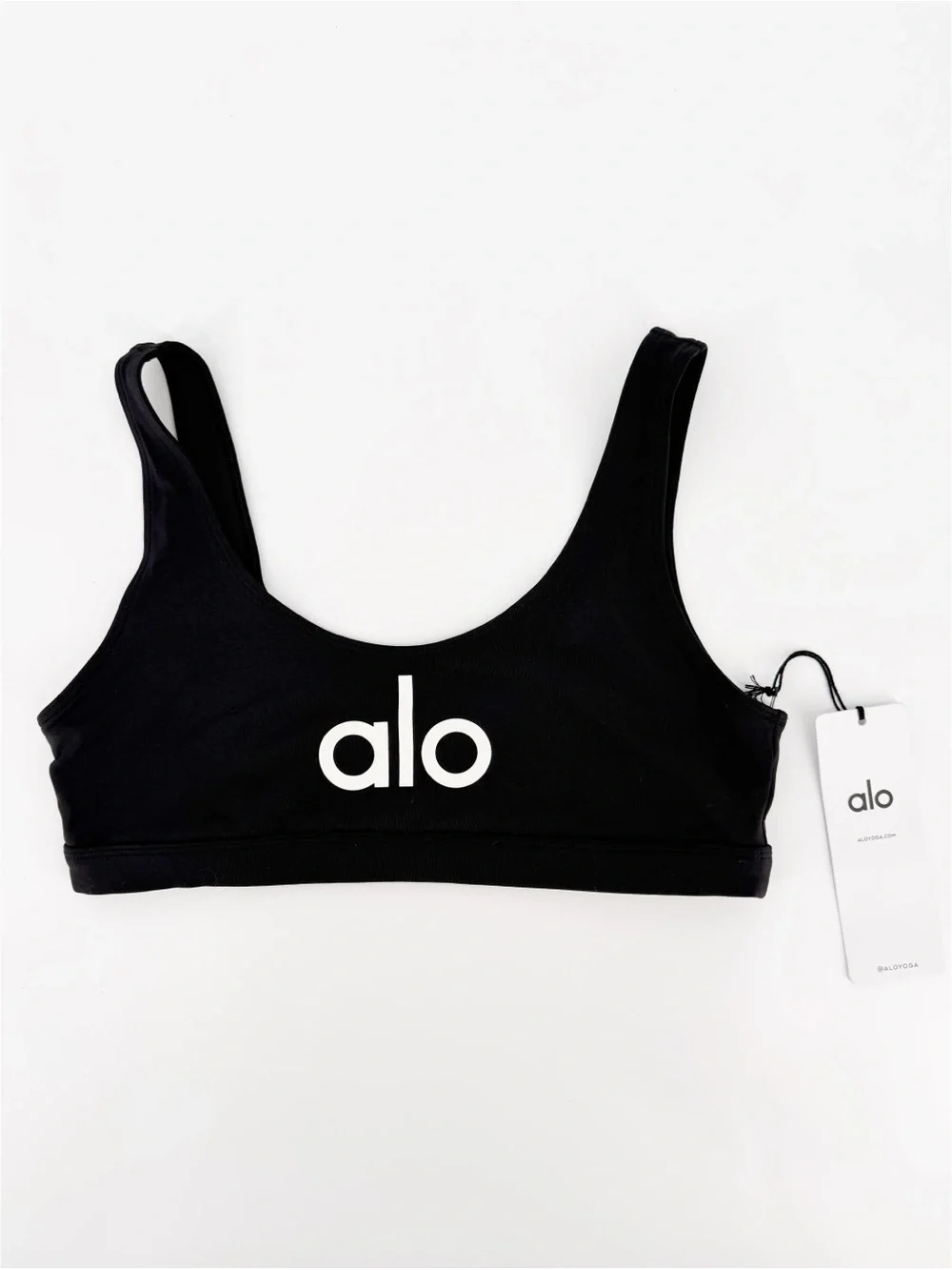 ALO Yoga Ambient Logo Bra NWT